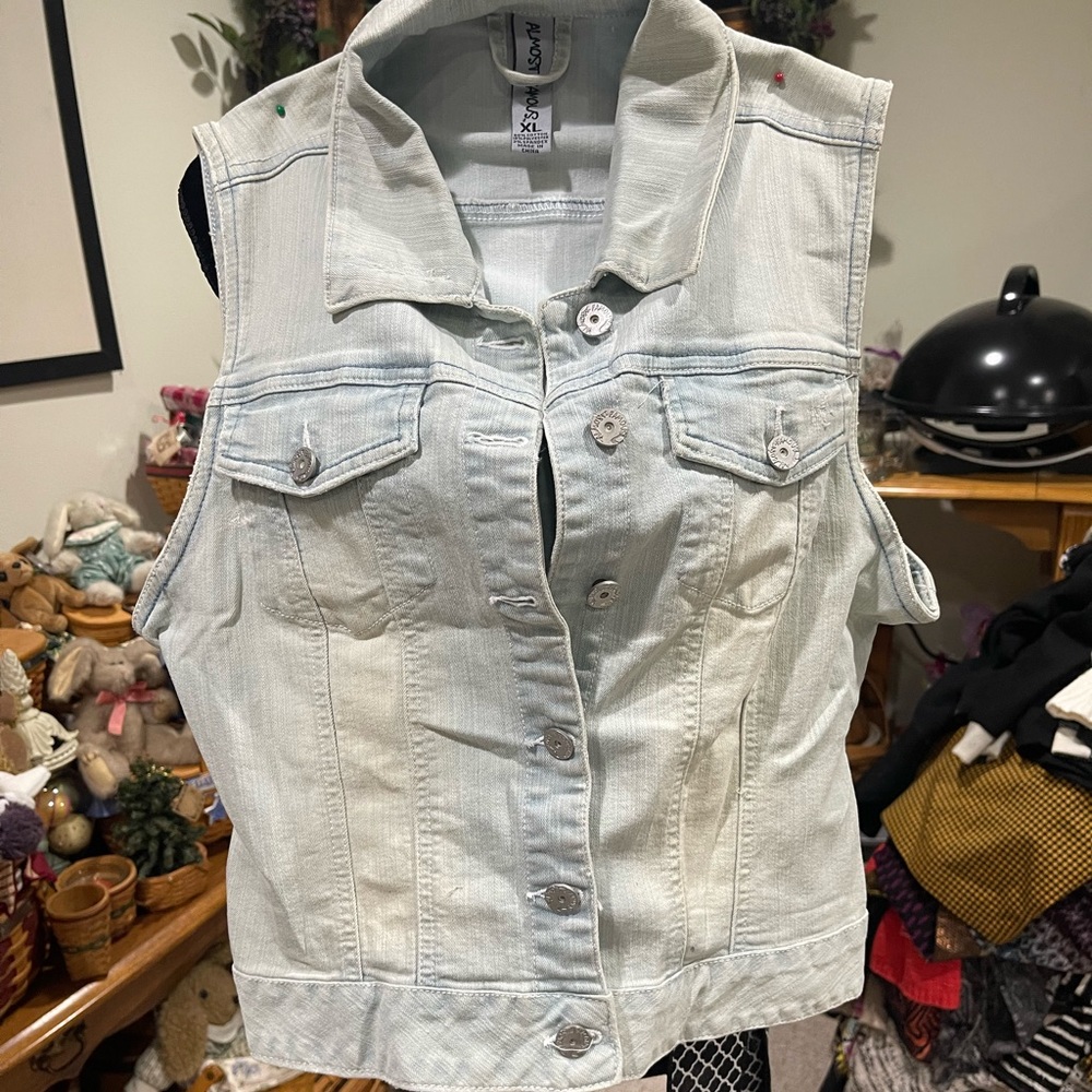 Almost Famous Denim Vest